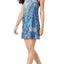 Linea Donatella Blue Anisa Paisley Print Knit Chemise