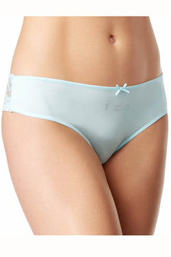 Linea Donatella Bridal-Blue I DO Rhinestone Embroidered Panties thumbnail 1