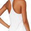 Linea Donatella Bridal White Lace-Trim Modal Blend Lounge Tank