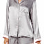 Linea Donatella Grey/Pink Satin Pajama Set