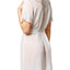 Linea Donatella Ivory Juliet Lace Trim Chiffon Wrap Robe