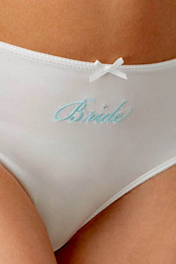 Linea Donatella Off-White BRIDE Embroidered Panties thumbnail 3
