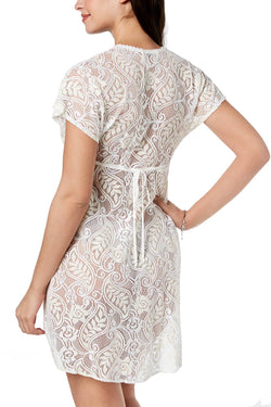 Linea Donatella Off White and Natural Bellisima Bridal Lace Wrap thumbnail 3
