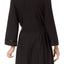Linea Donatella Solid-Black Open-Front Wrap