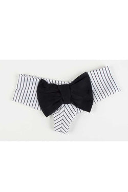 Lolli Black & White Stripe Bow Bottom thumbnail 4