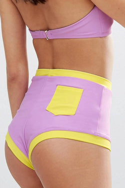 Lolli Lavender & Citron Cheeky High Waisted Bottom thumbnail 3