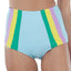 Lolli Light Blue & Stripes High Waisted Bottom