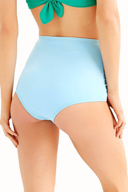 Lolli Light Blue & Stripes High Waisted Bottom thumbnail 4