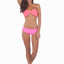 Lolli Neon Coral Big Bow Bandeau Top