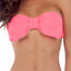 Lolli Neon Coral Big Bow Bandeau Top