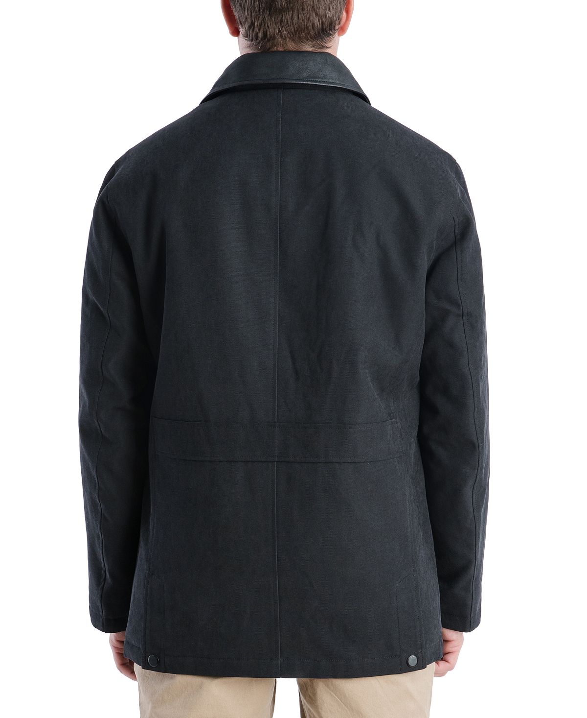 London Fog Barn Peacoat Black