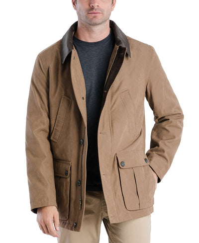 London Fog Barn Peacoat Khaki