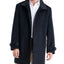 London Fog Clark Classic-fit Overcoat Navy