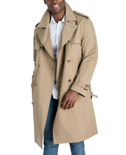 London Fog Classic-fit Double-breasted Trenchcoat Light Khaki thumbnail 2