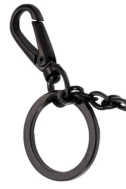 Love Bravery Black Stiletto-Boot Enamel Keychain thumbnail 3