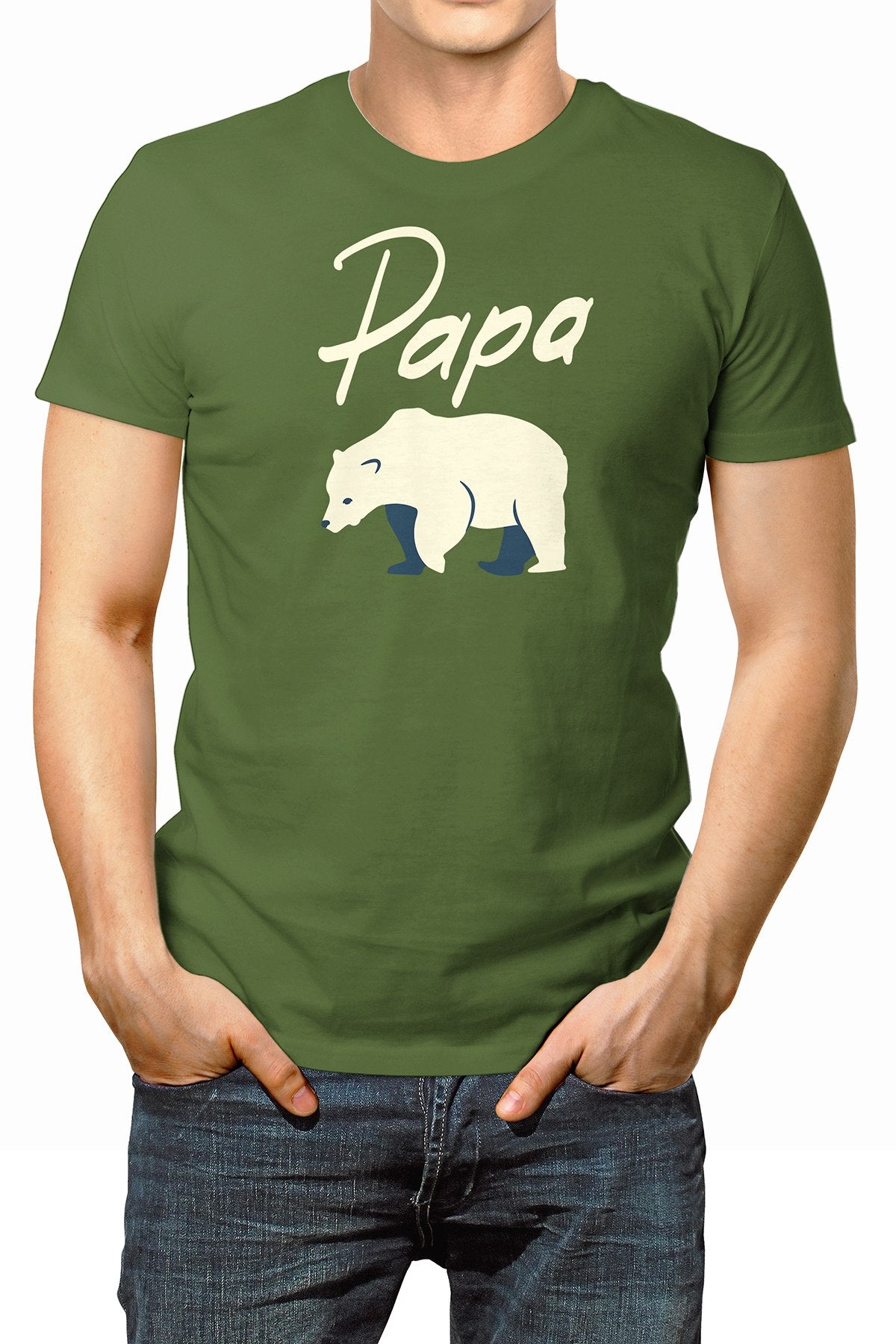 LowTee Papa Bear Graphic Tee