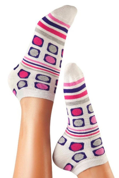 Lucci Beige Sunset Low-Cut Sock