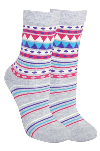 Lucci New Age Crew Sock Grey