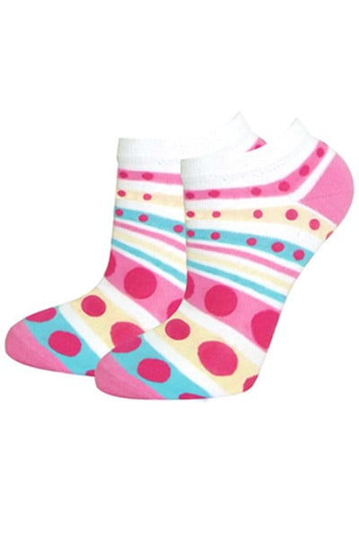 Lucci Pink Snowmelt Ankle Sock
