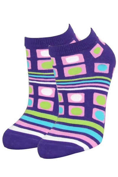 Lucci Purple Sunset Low-Cut Sock