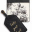 Lucky Brand Black/White Passport/Luggage-Tag Set