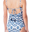 Lucky Brand Going South Embroidered Bikini Bottom in Indigo