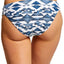 Lucky Brand Going South Embroidered Bikini Bottom in Indigo