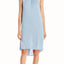 Lucky Brand Heather-Blue French-Terry High-Low Sleep Dress