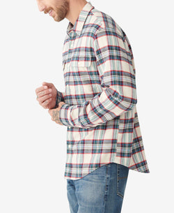 Lucky Brand Humboldt Work-wear Woven Shirt White Plaid Multi thumbnail 3