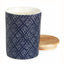 Lucky Brand Indigo-Dye Ceramic Orange-Moss Scented Candle