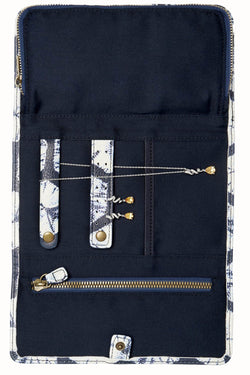 Lucky Brand Indigo-Dye Travel Jewelry Organizer thumbnail 4