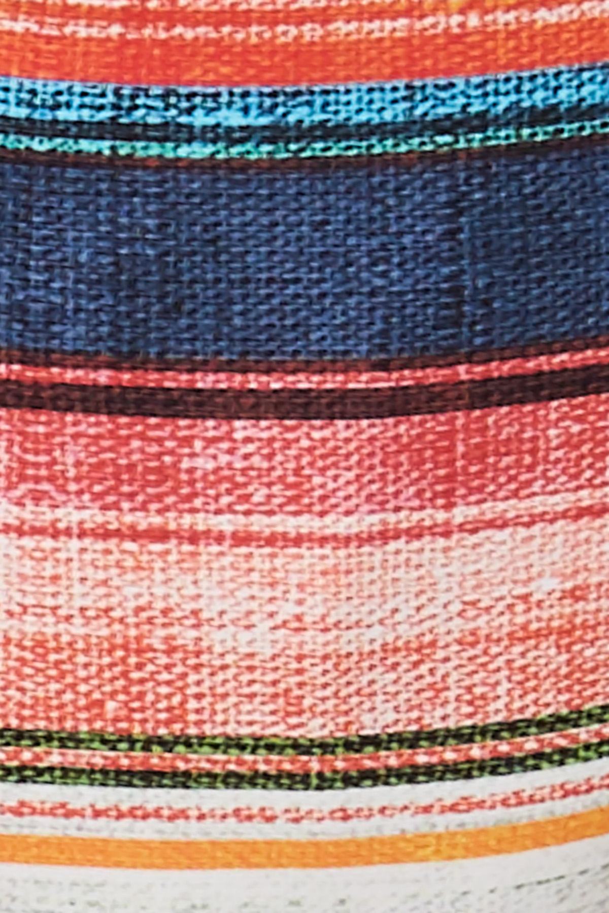 Lucky Brand Multicolor Sonora Sarape Ruched Bikini Bottom