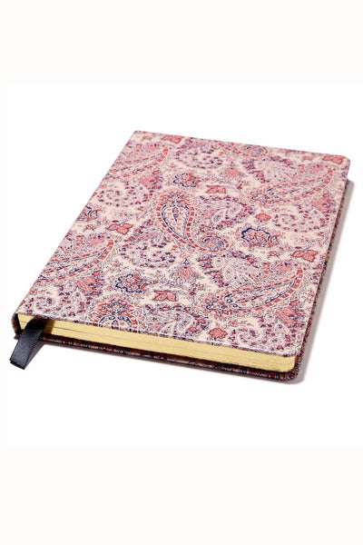 Lucky Brand Pink-Paisley Lined Hard-Cover Notebook