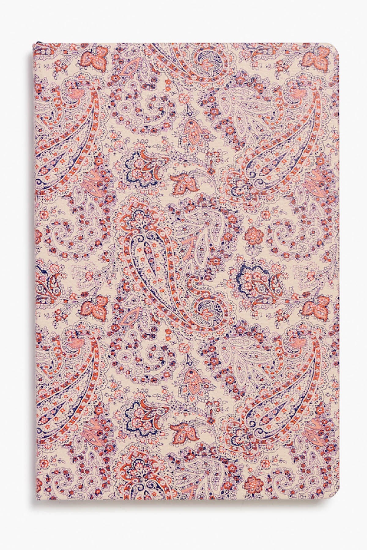 Lucky Brand Pink-Paisley Lined Hard-Cover Notebook