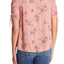 Lucky Brand Pink Puff-Sleeve Printed Top