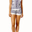 Lucky Brand White/Blue Muscle Tee & Shorty PJ 2-Piece Set