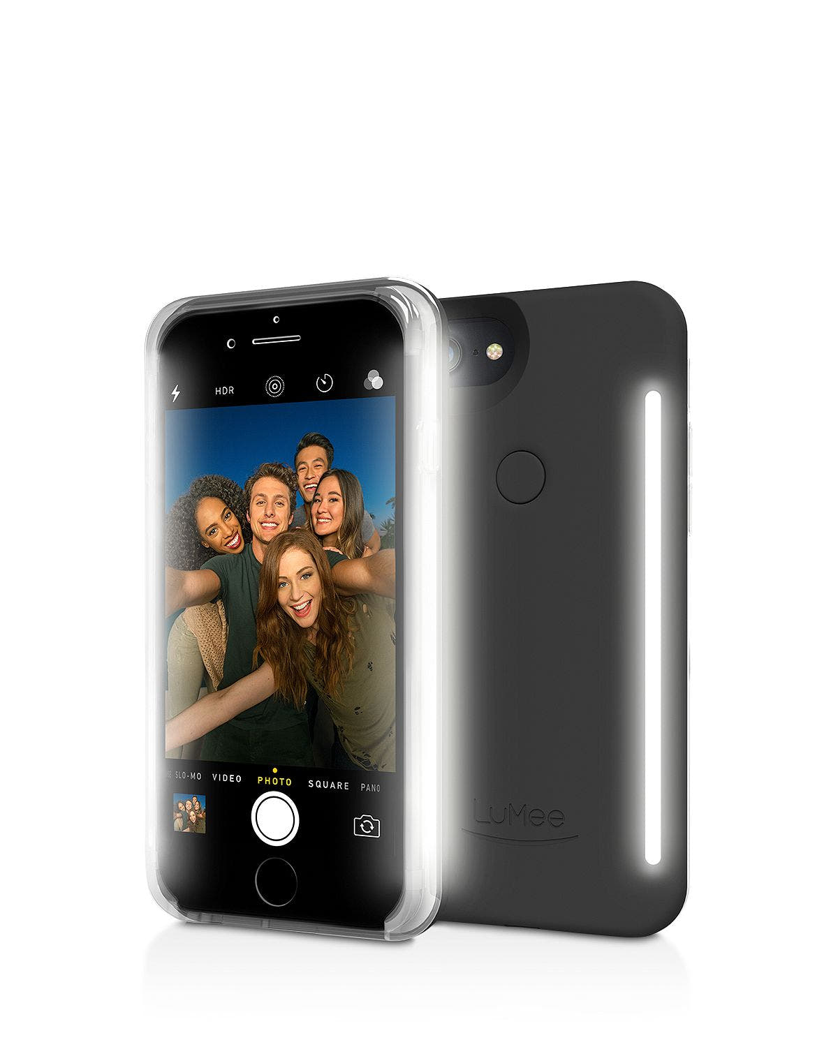 Lumee Duo Iphone Case For 6|6s Plus 7 Plus 8 Plus Black