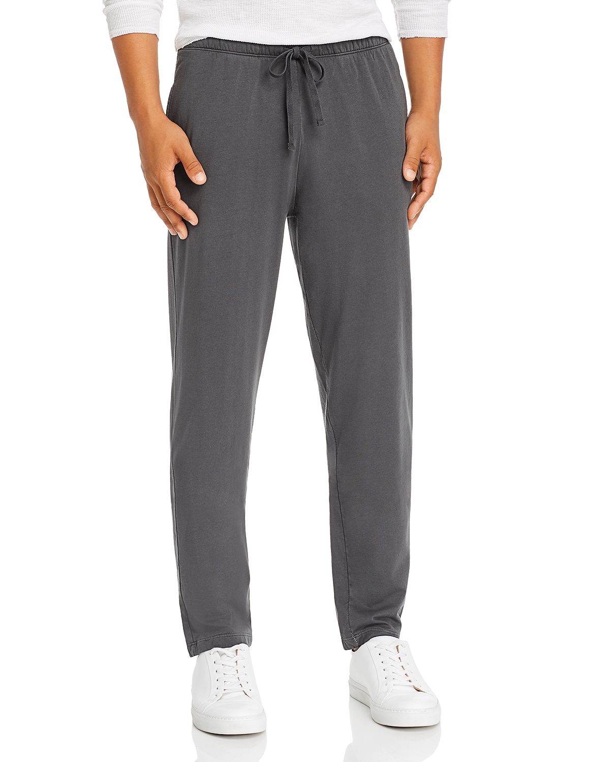 M Singer Cotton Jersey Sweat Pants Charcoal