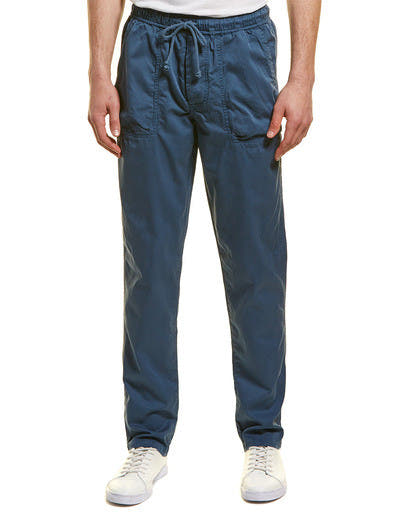 M Singer Drawstring Straight Fit Chinos Blue