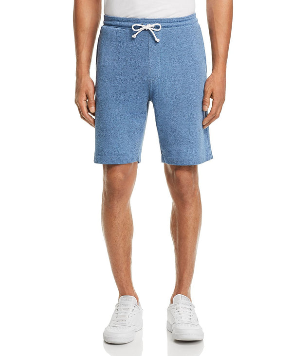M Singer French Terry Fleece Shorts Yale Blue