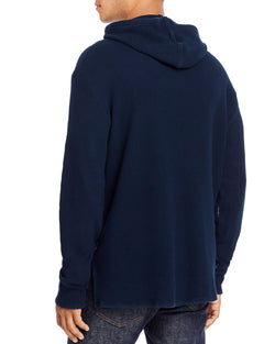 M Singer Thermal Hooded Sweatshirt Navy thumbnail 2