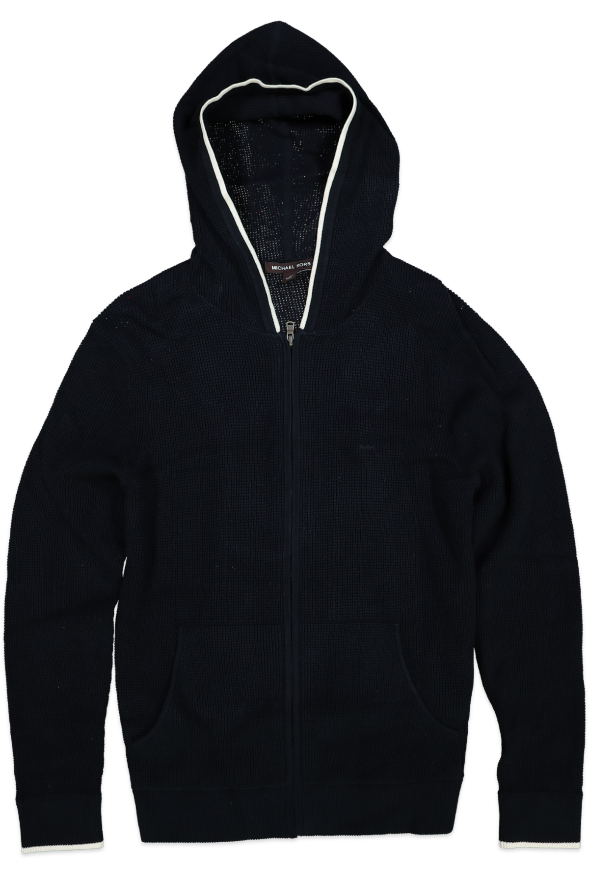 MICHAEL KORS MIDNIGHT THERMAL HOODIE WITH POCKETS