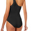 MICHAEL Michael Kors Black One-Shoulder/Choker One-Piece Swimsuit