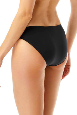 MICHAEL Michael Kors Black Sea Solids Classic Bikini Bottom thumbnail 3