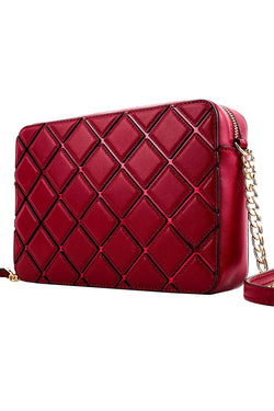 MICHAEL Michael Kors Cherry Jet Set Quilted Leather East West Crossbody thumbnail 4