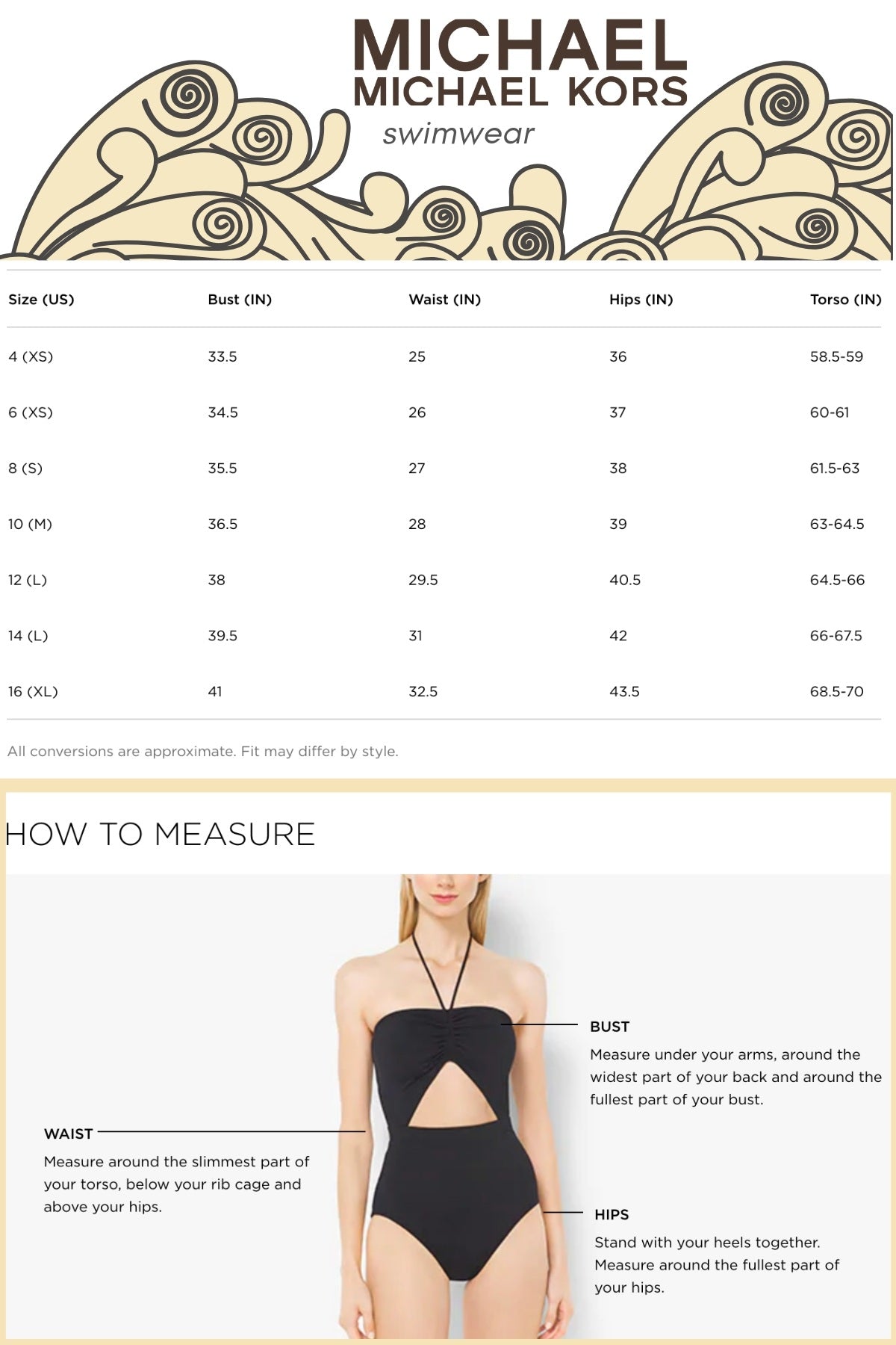 MICHAEL Michael Kors Turquoise Illusion V-Neck One-Piece Swimsuit