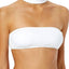 MICHAEL Michael Kors White Glamour Solids Choker Bandeau Bikini Top