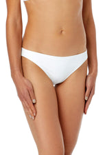 MICHAEL Michael Kors White Sea Solids Classic Bikini Bottom