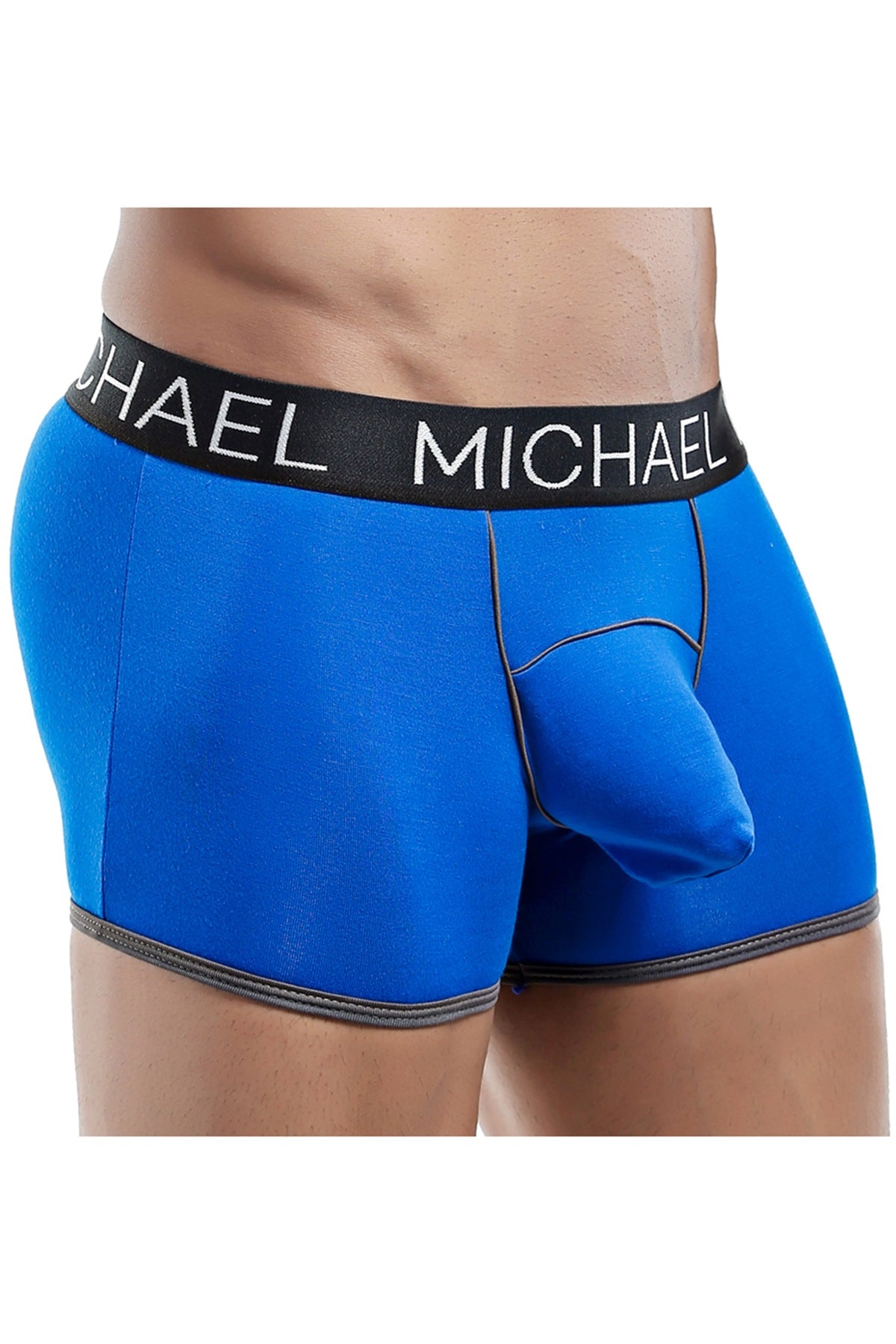 MICHAEL Royal Blue/Grey Boxer Trunk
