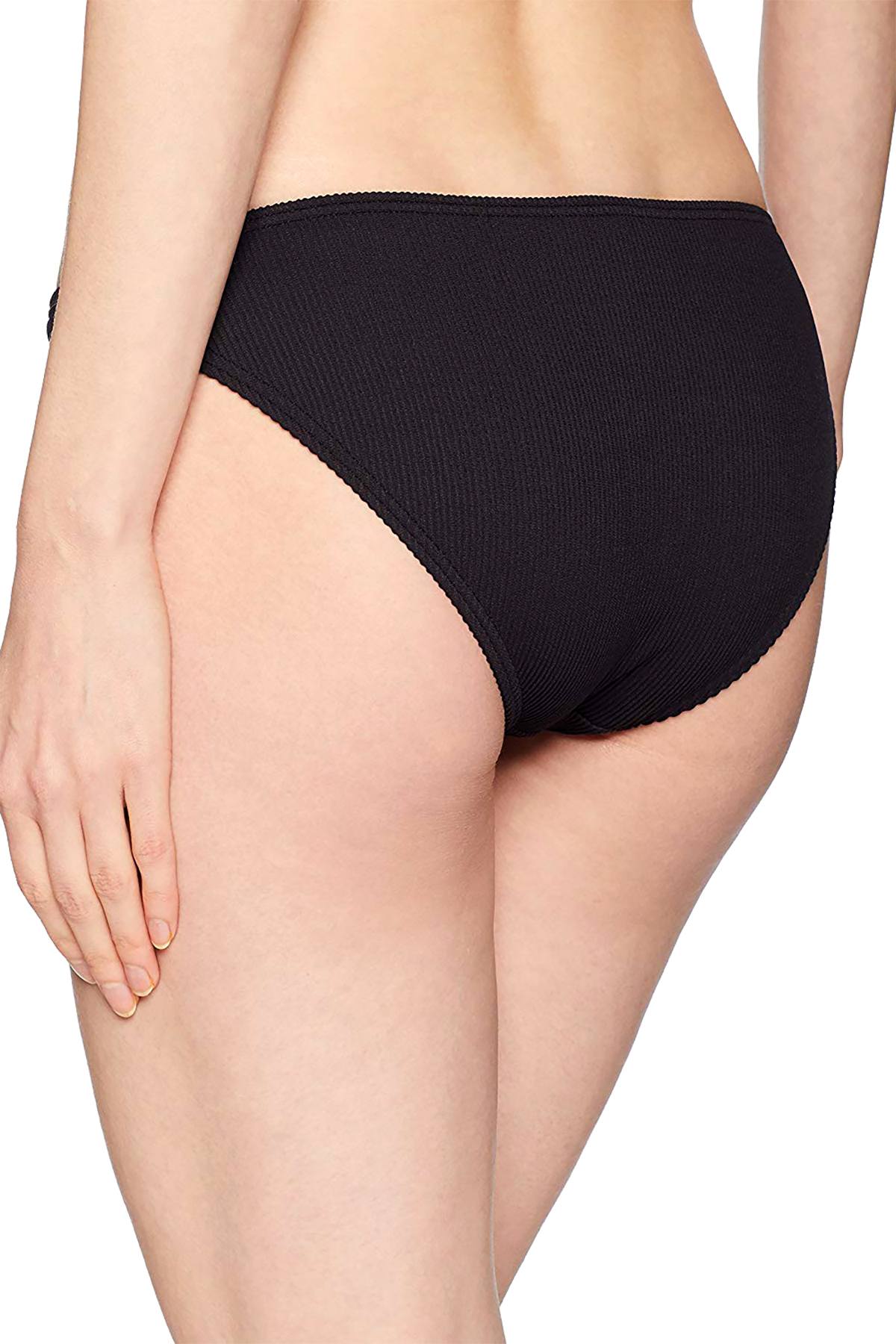 MINKPINK Black Ribbed Kylie Boy Bottom